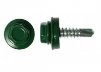 Саморіз з пресшайбою 4,8х19 (6005-зелений)