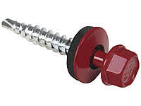 Саморіз з пресшайбою 4,8х35 (3005-червоний)