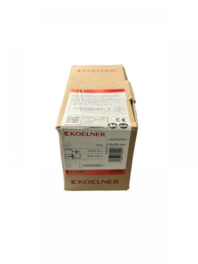 Саморіз гіпсокартон/метал  3,5*35 KOELNER
