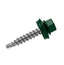 Саморіз з пресшайбою 4,8х35 (6005-зелений)